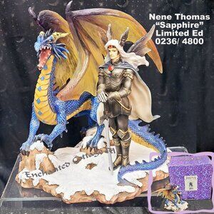 NeneThomas FairySite Dragon 𝐒𝐀𝐏𝐏𝐇𝐈𝐑𝐄 Male Warrior  L'd Ed 0236/4800 NEW